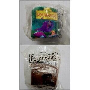 Vtg 1995 Disney POCAHONTAS Burger King KIDS CLUB TOYS Hide & Seek Puppets SEALED